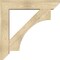 Ekena Millwork Westlake Slat Rough Sawn Bracket w/ Offset Brace, Douglas Fir, 8"W x 40"D x 40"H BKT0806X40X40WTL06RDF - alternate 2
